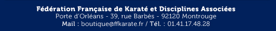Fédération Française de Karaté et Disciplines Associées - 39 rue Barbès - 92120 Montrouge